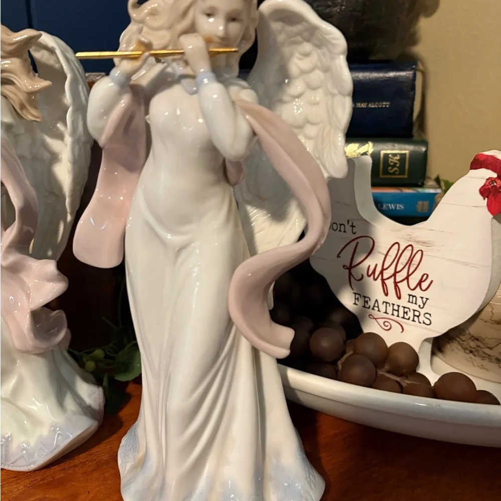 Grandeur Noel Porcelain Angels Set 2000‎ Collectors Edition